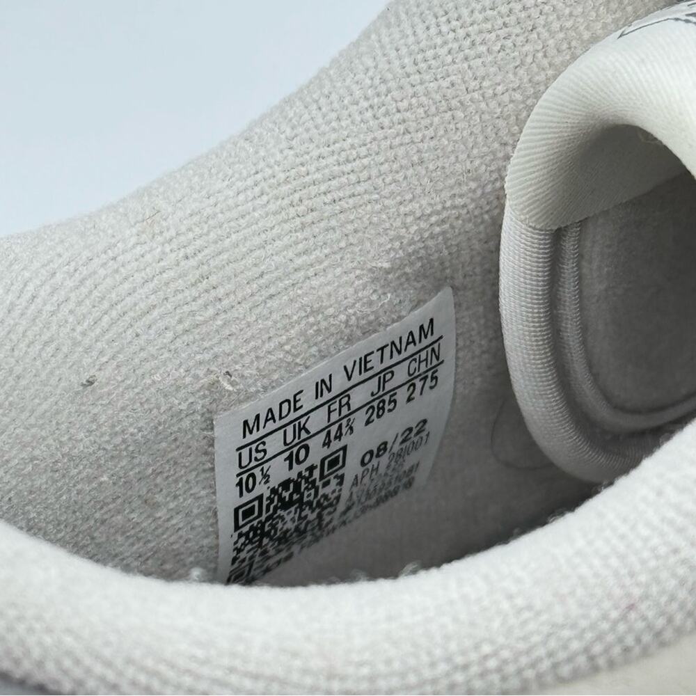 Adidas Rivalry Low 86 Core White Grey Leather Lace-Up Sneakers Men’s Size 10.5 - Picture 8 of 9